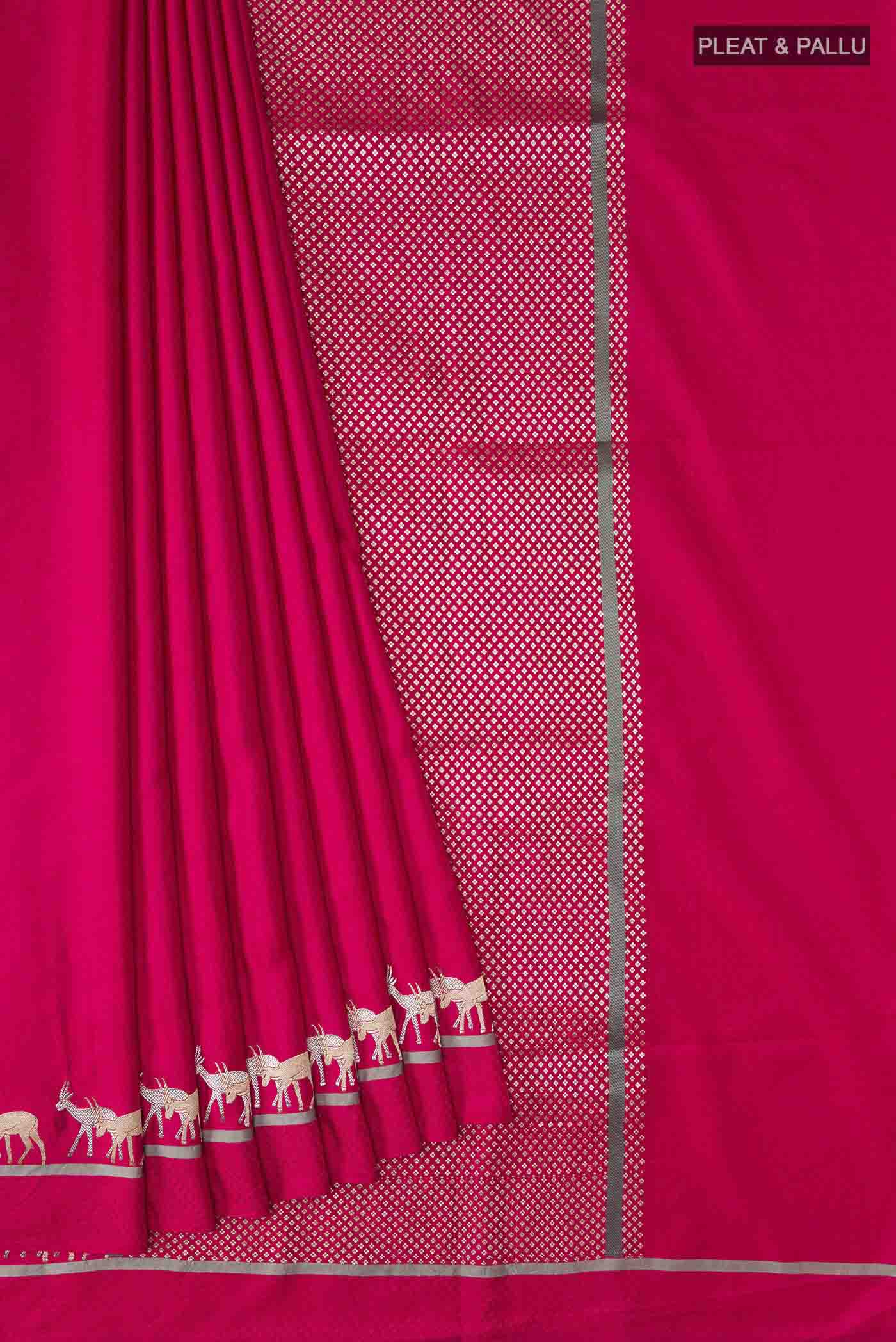 pleats pallu