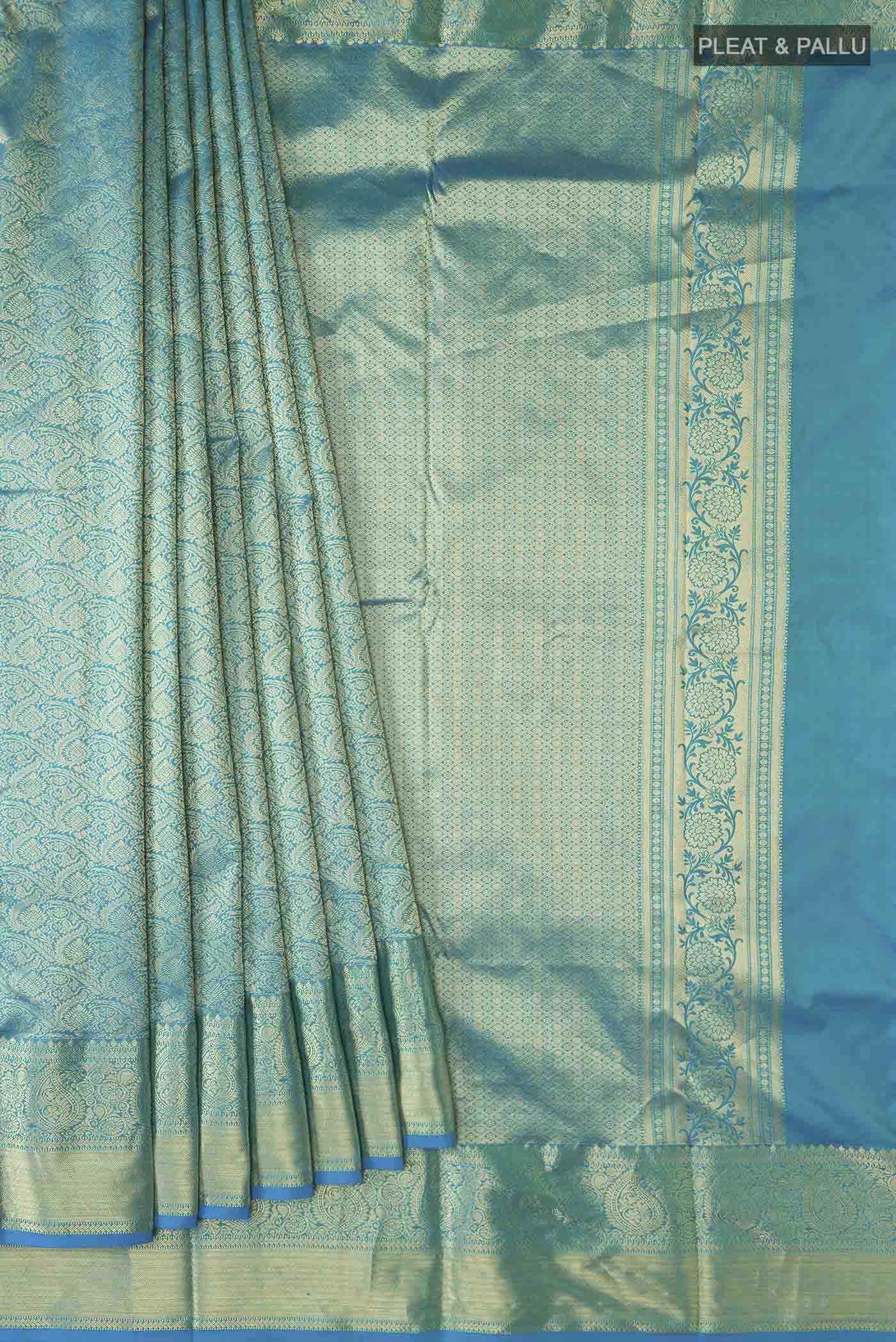 pleats pallu
