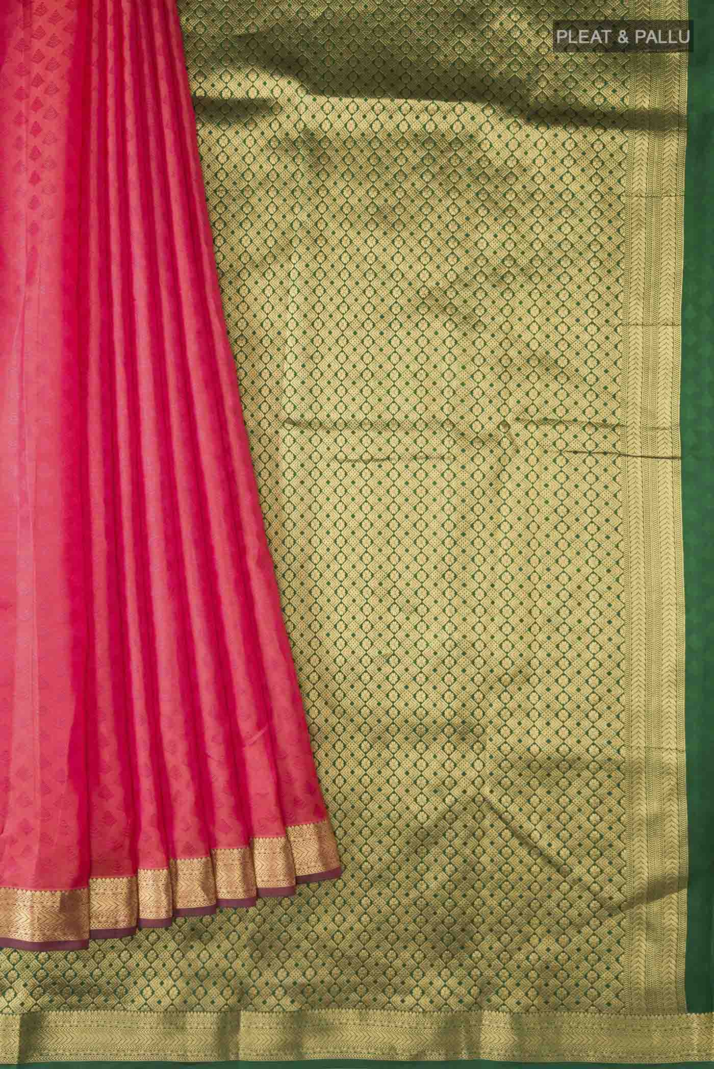 pleats pallu