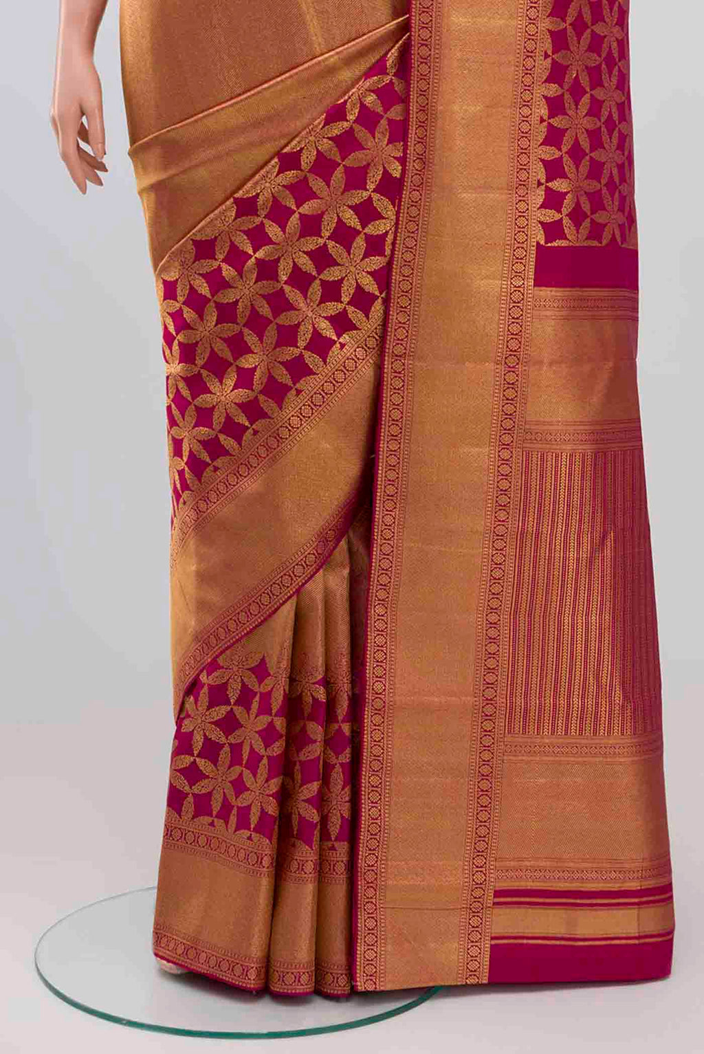 pleats pallu