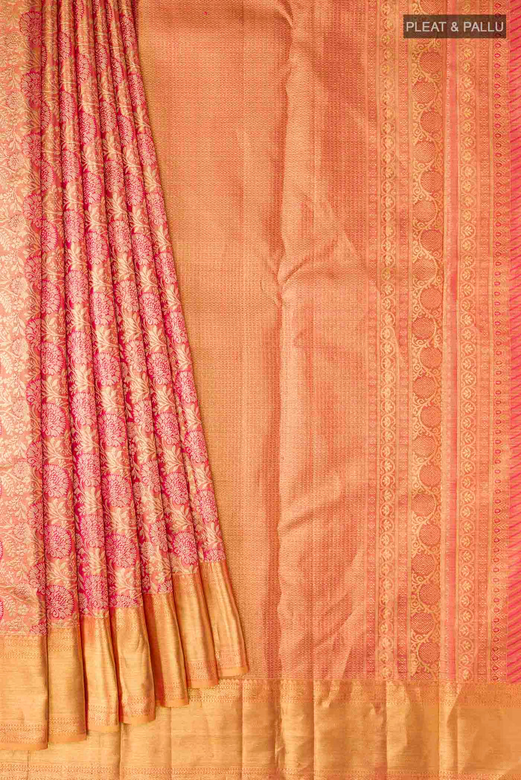 pleats pallu