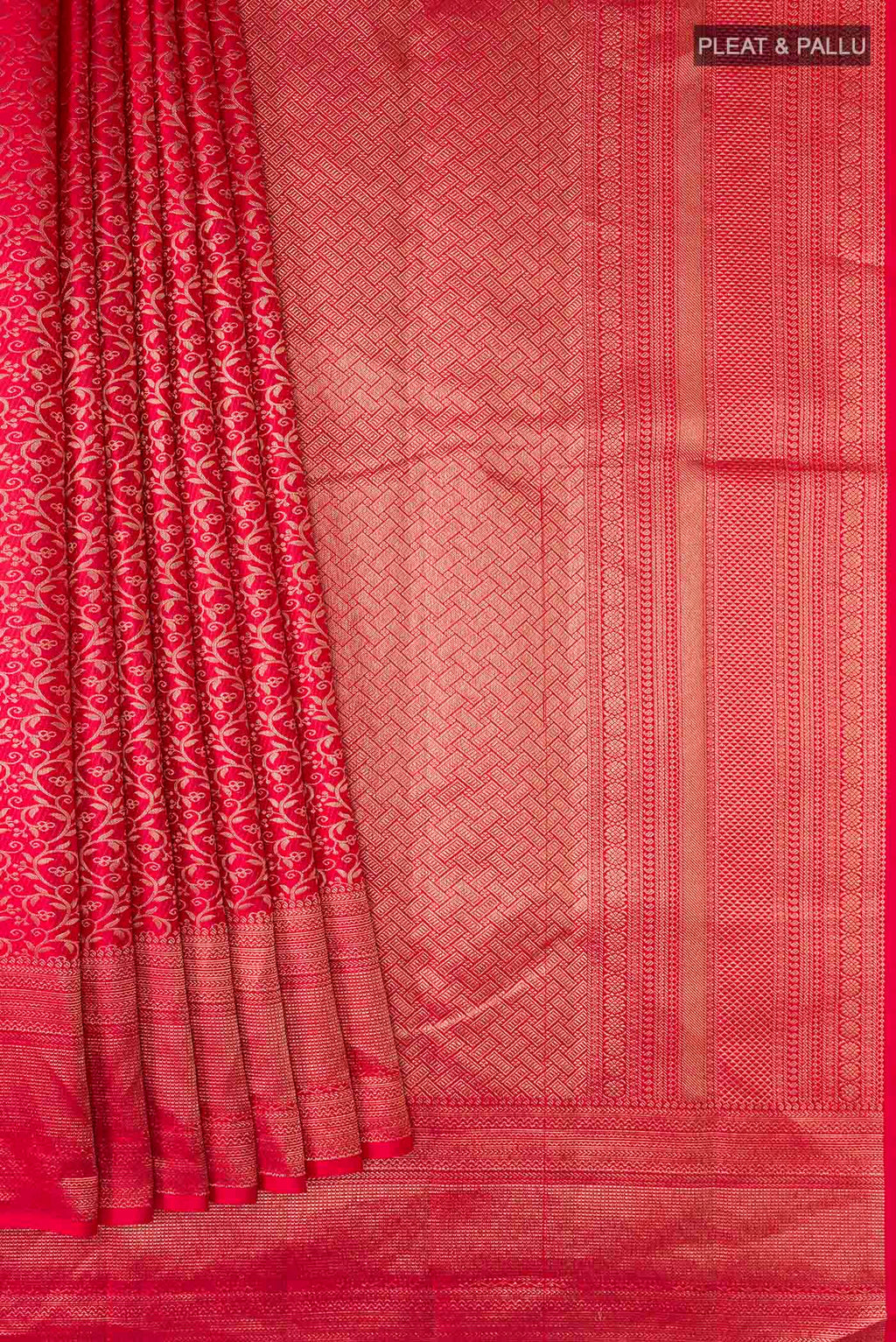 pleats pallu