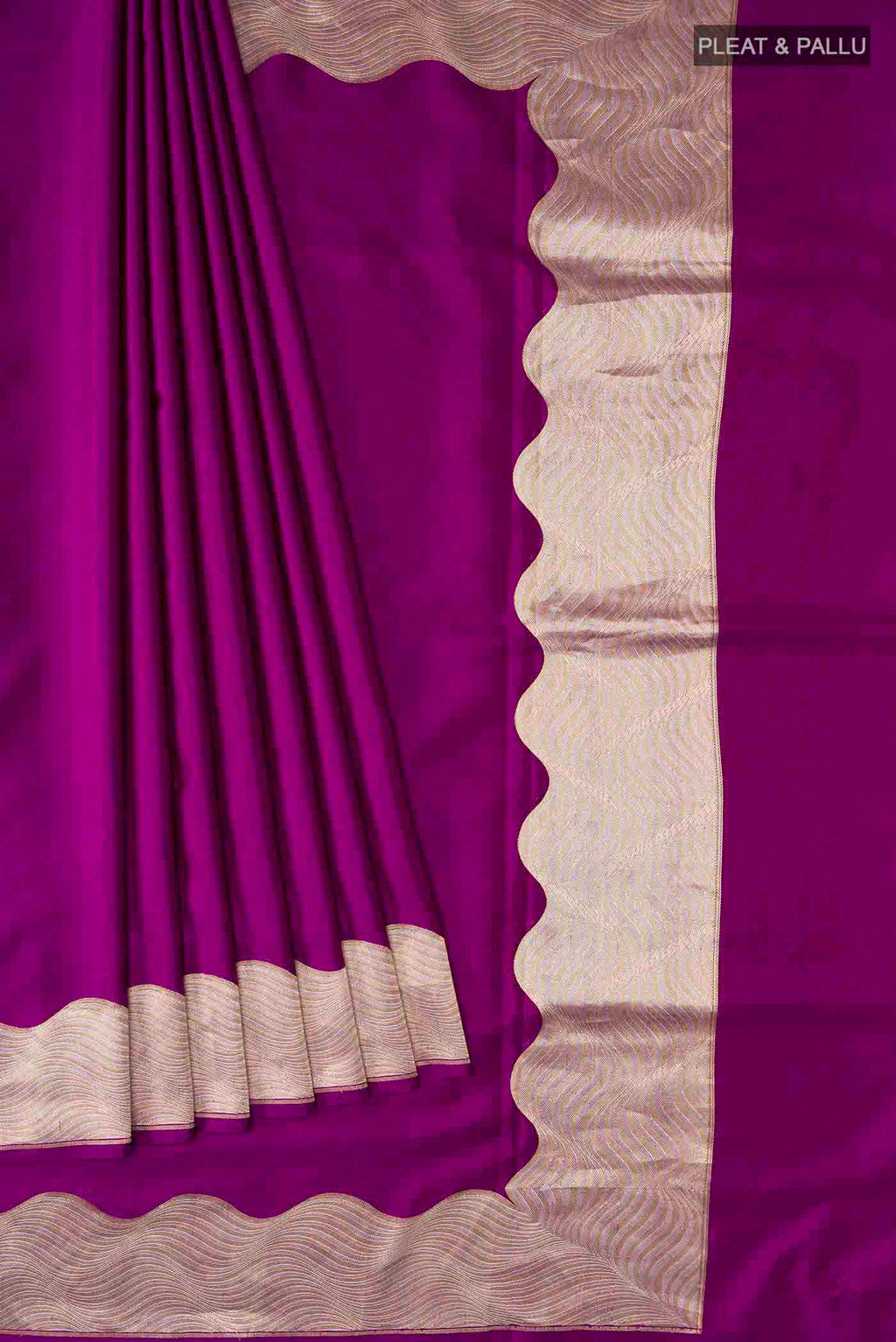 pleats pallu