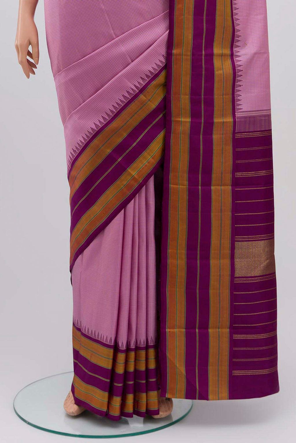 pleats pallu