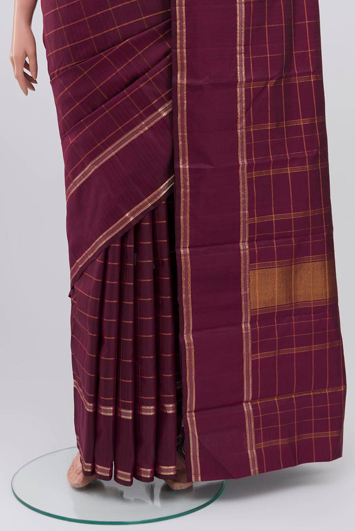 pleats pallu