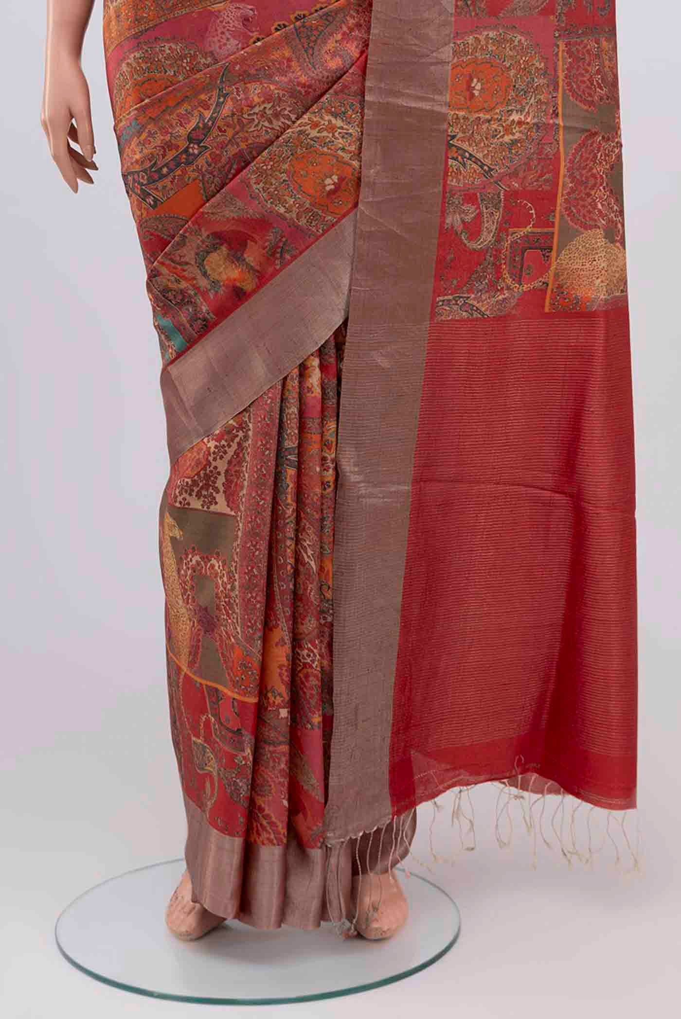 pleats pallu