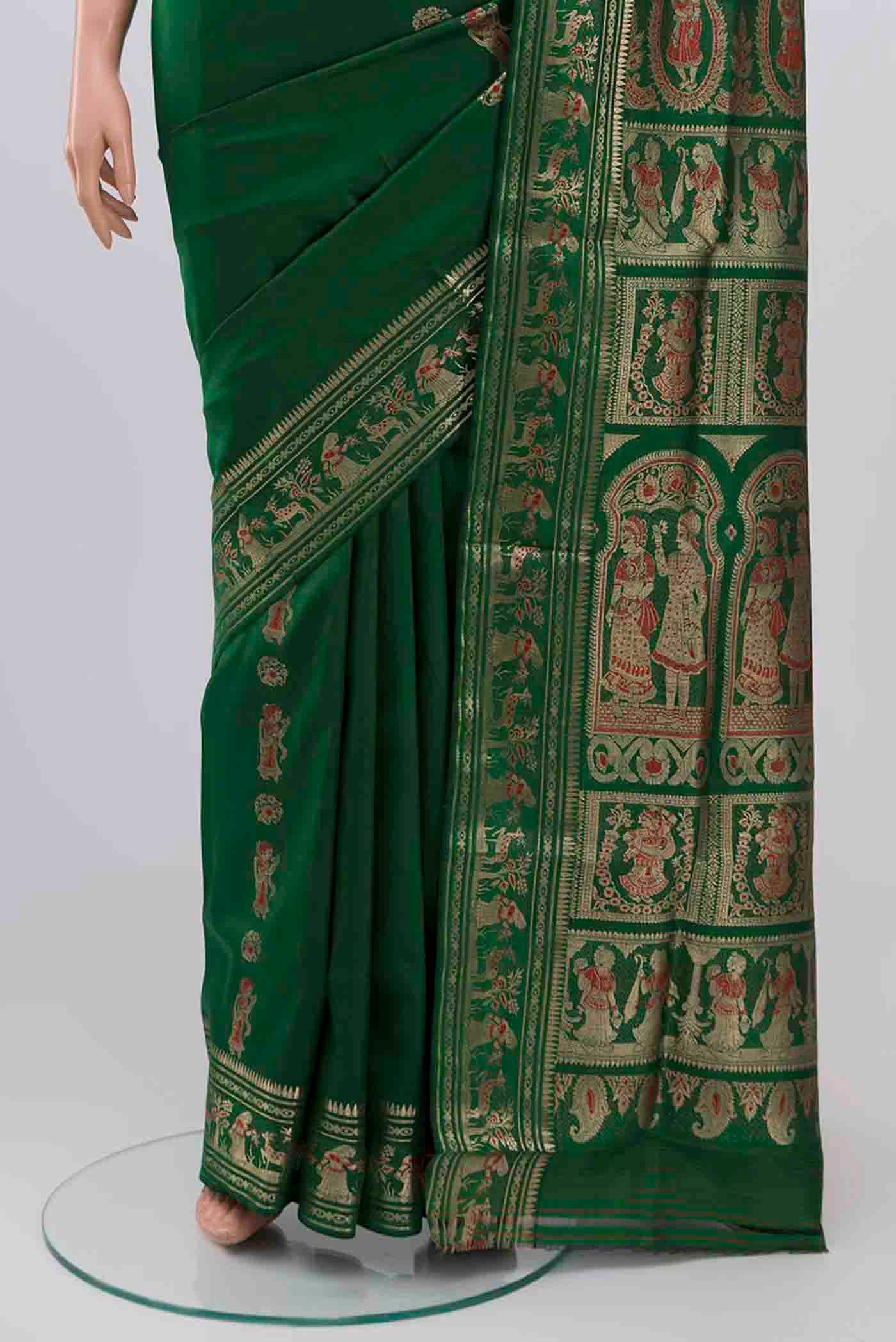 pleats pallu