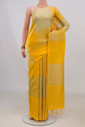 Pure Silk Multi Color Soft Saree with Fancy on the body and Without Border.  displayed on a mannequin