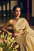 Rukmini-Off White Kanchipuram Silk Saree