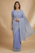 Model wearing a Pure Organza Silk