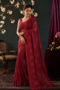 Model wearing a Pure Organza Silk