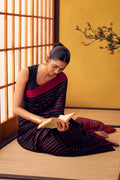 Mishri-Black Cotton Saree