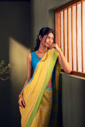 Mishri-Yellow Cotton Saree