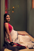 Chhaya-Off White Cotton Saree