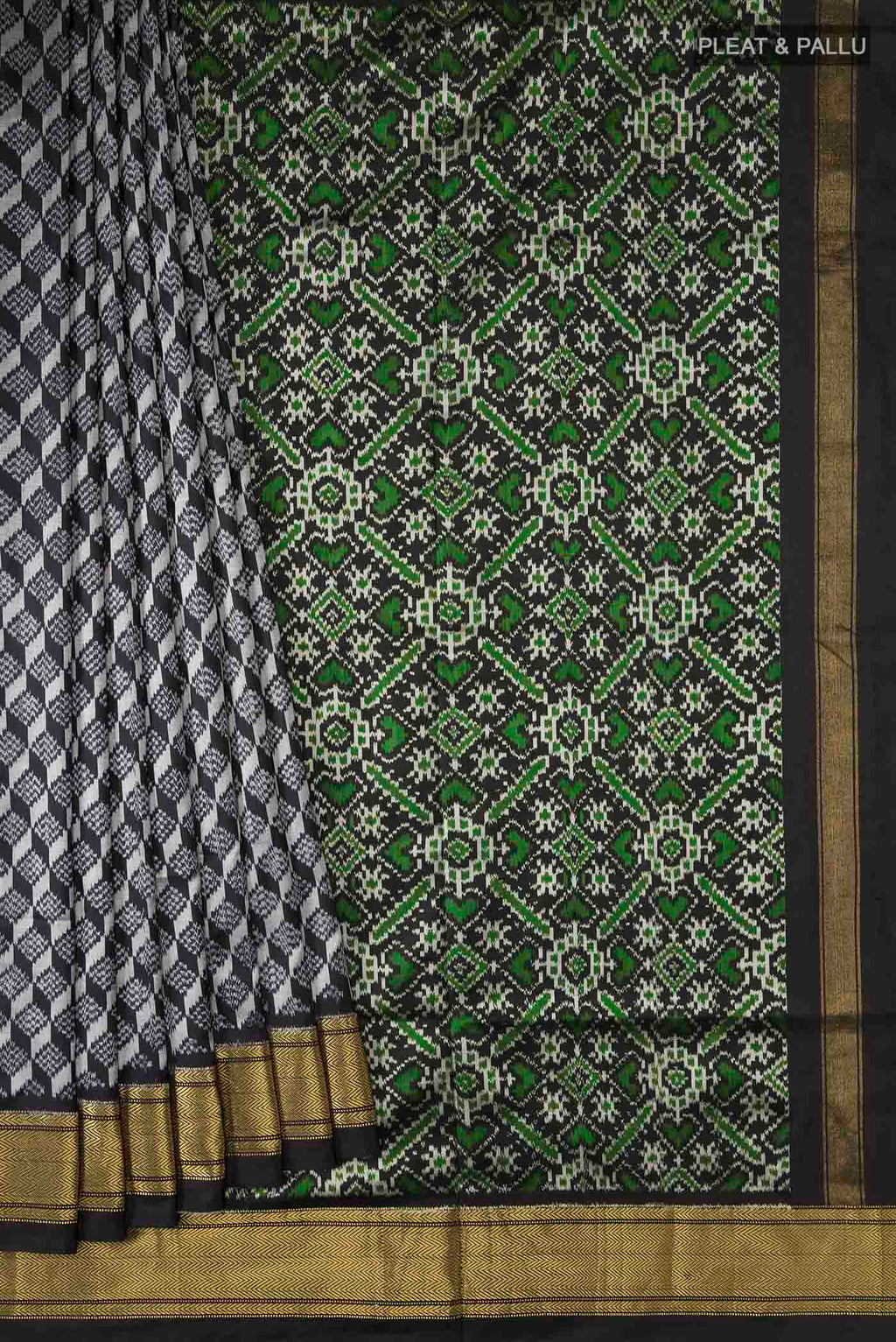 pleats pallu