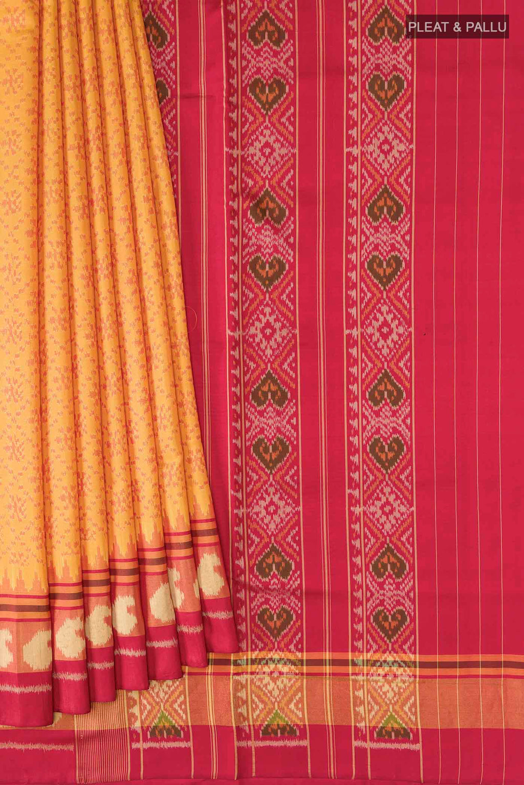 pleats pallu