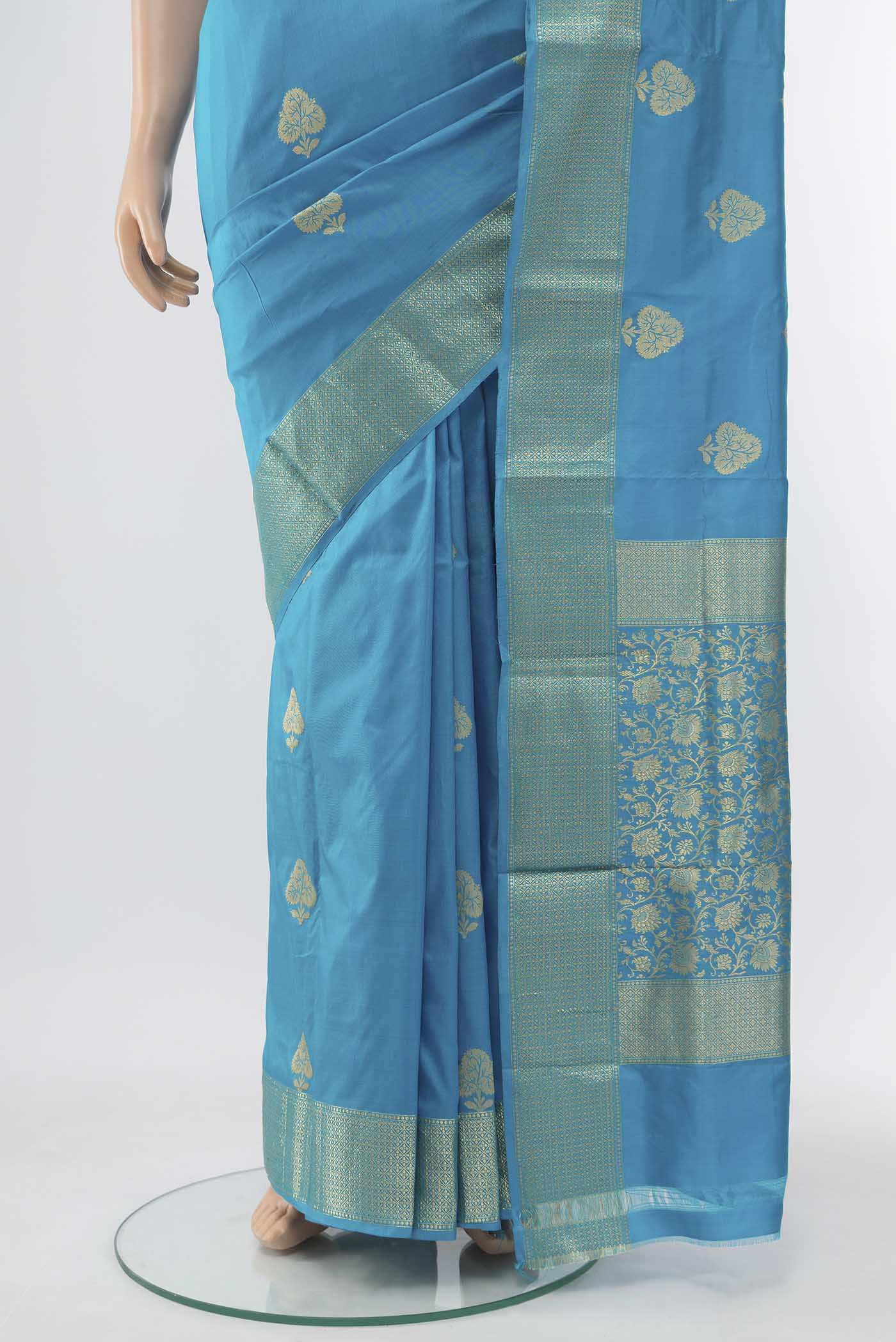 pleats pallu