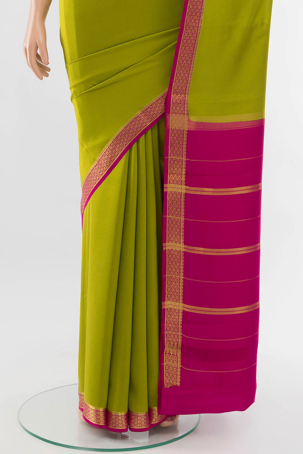 pleats pallu