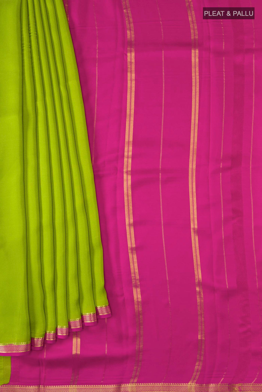 pleats pallu