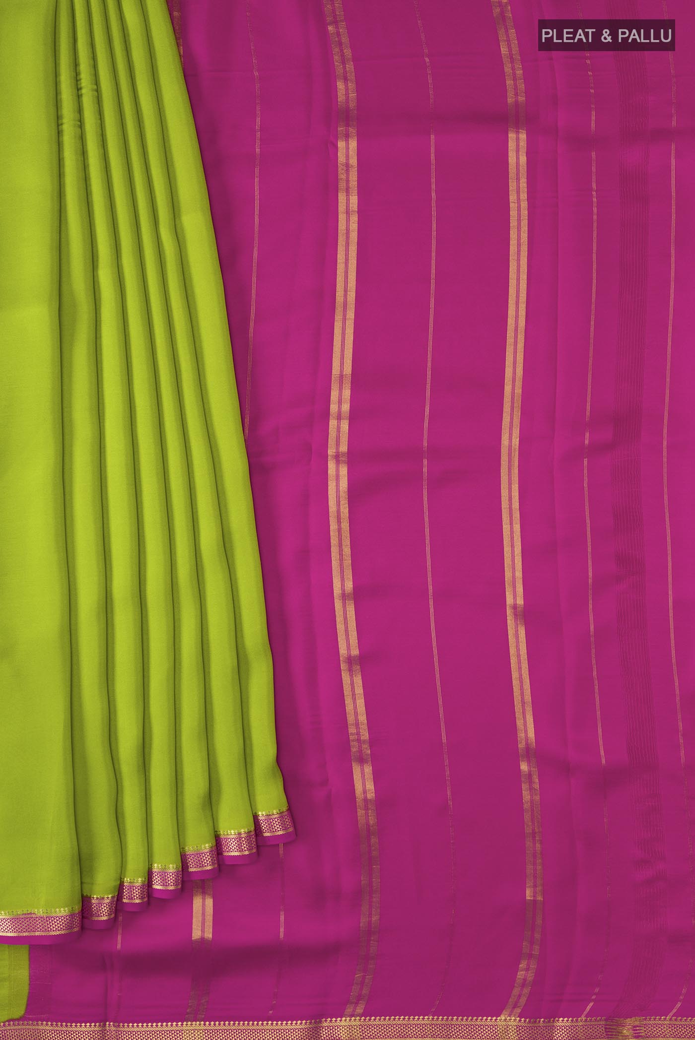 pleats pallu