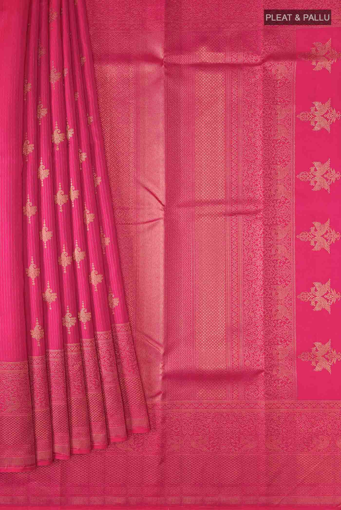 pleats pallu