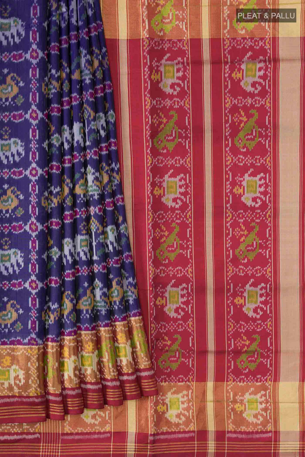 pleats pallu