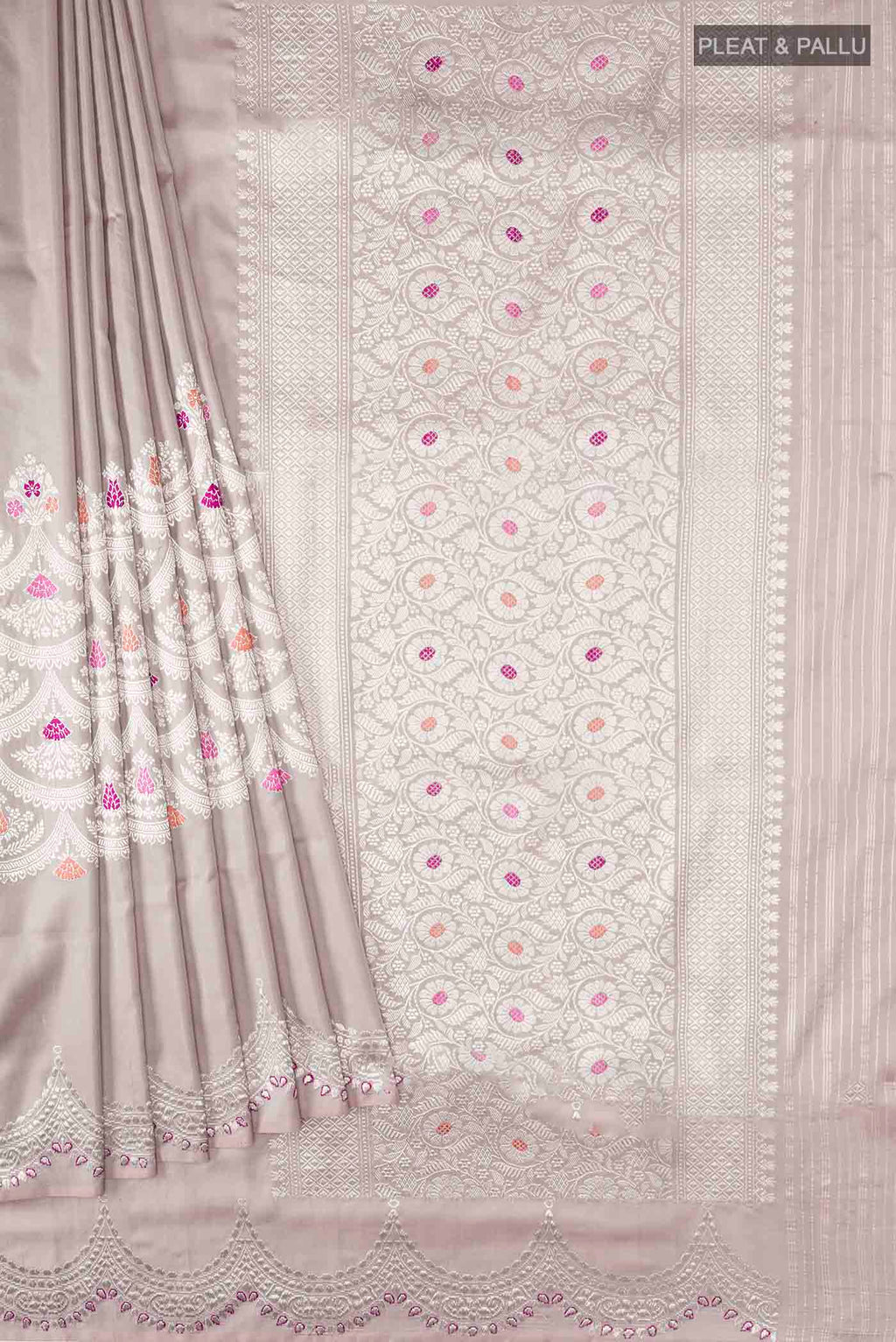 pleats pallu