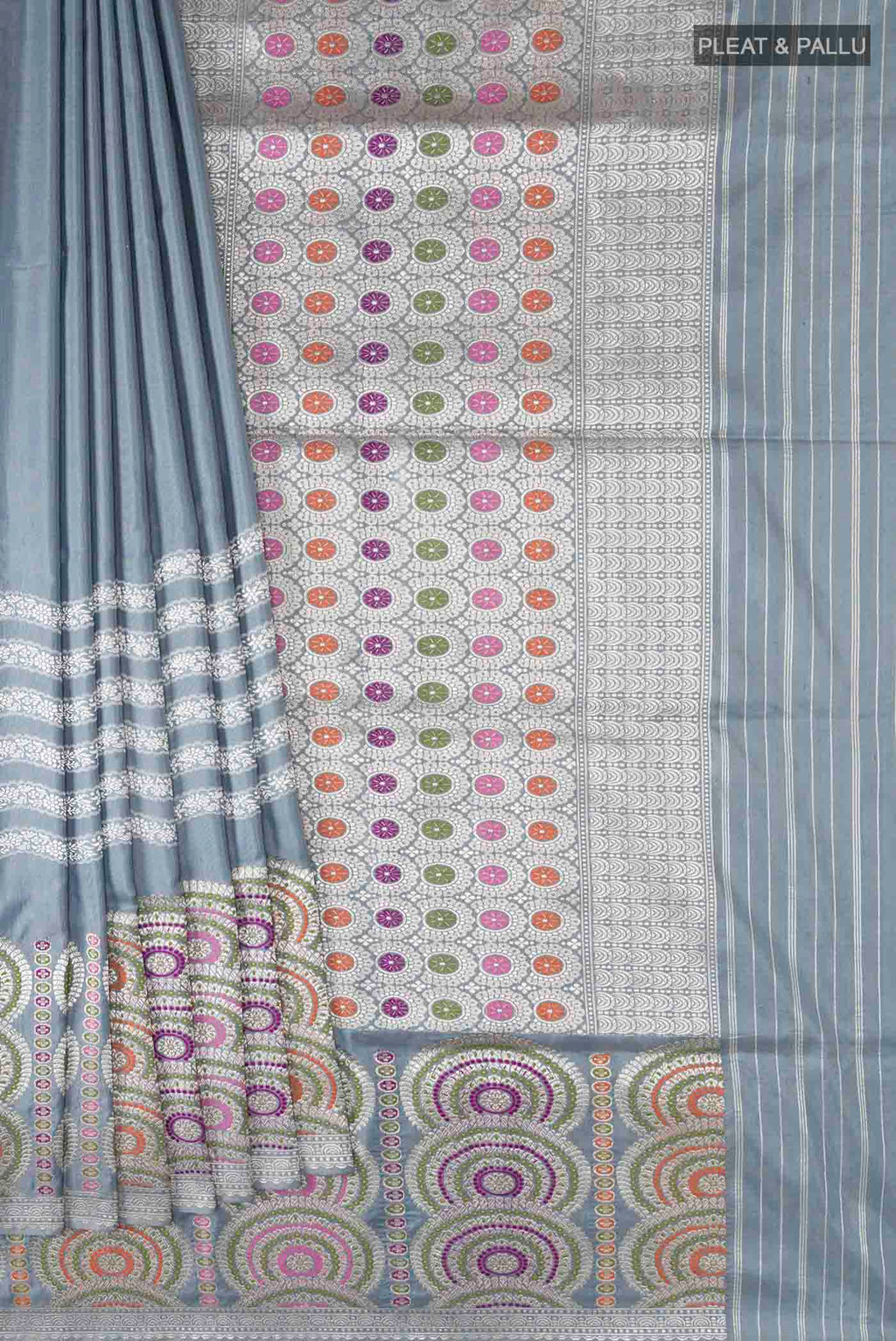 pleats pallu