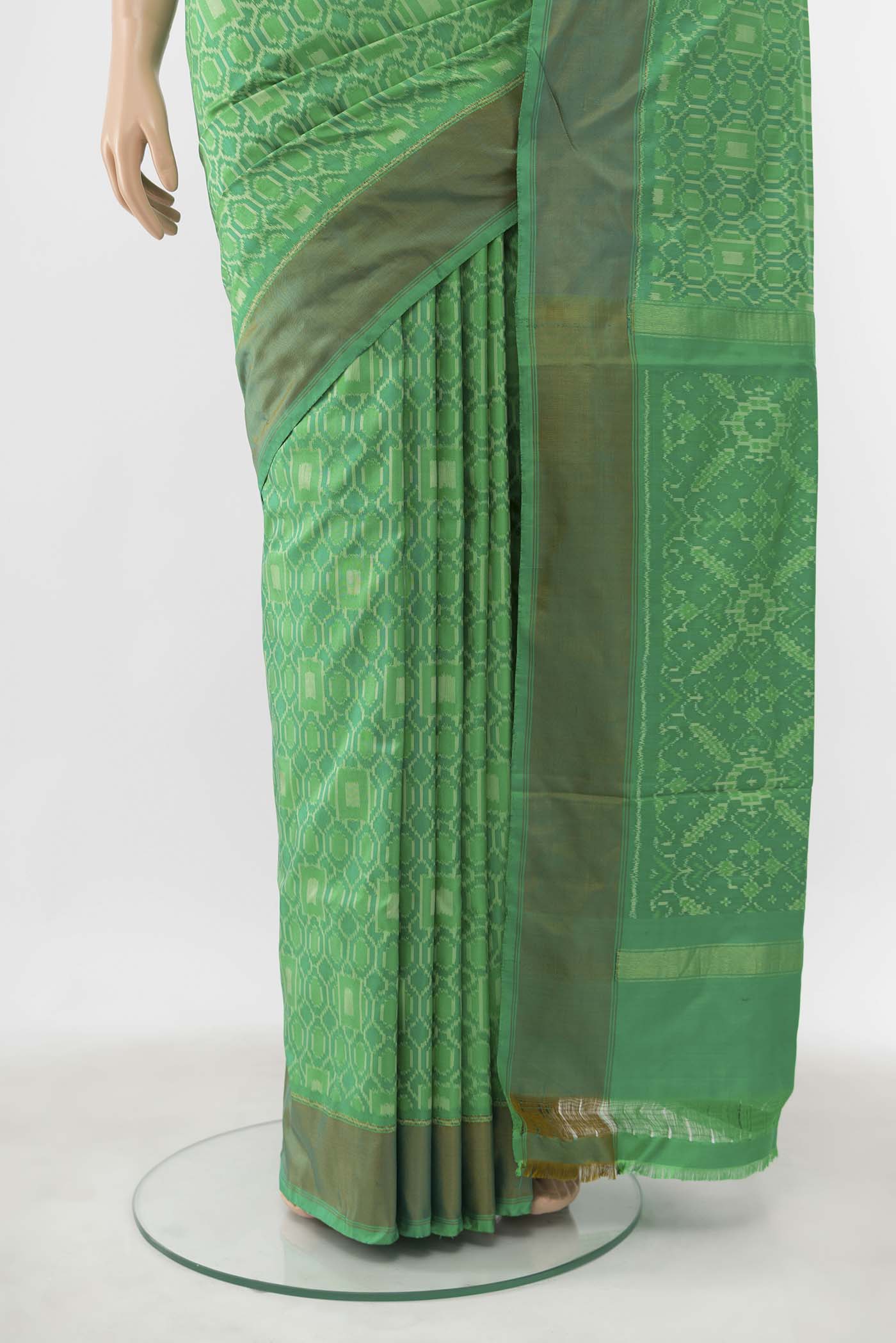 pleats pallu
