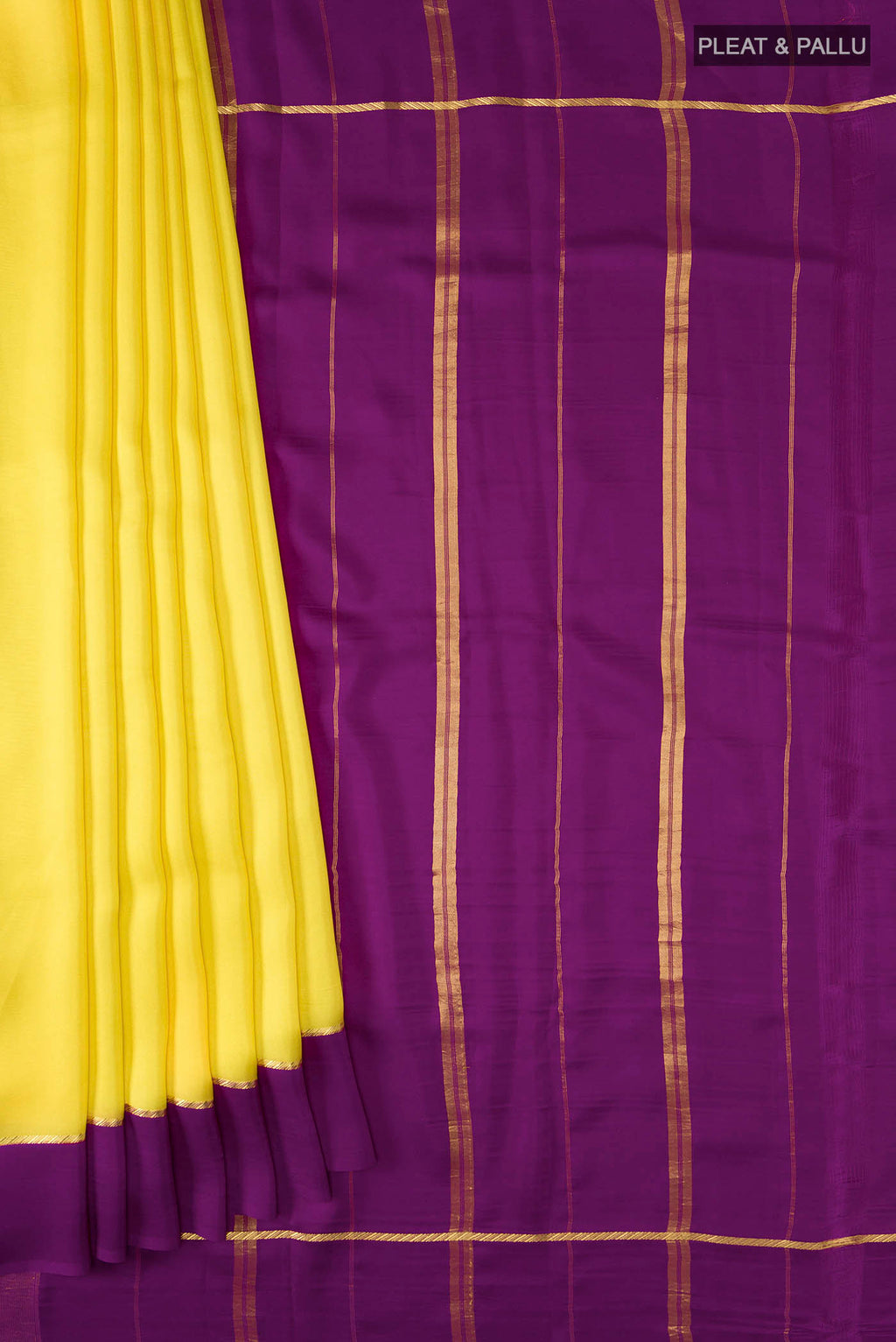 pleats pallu
