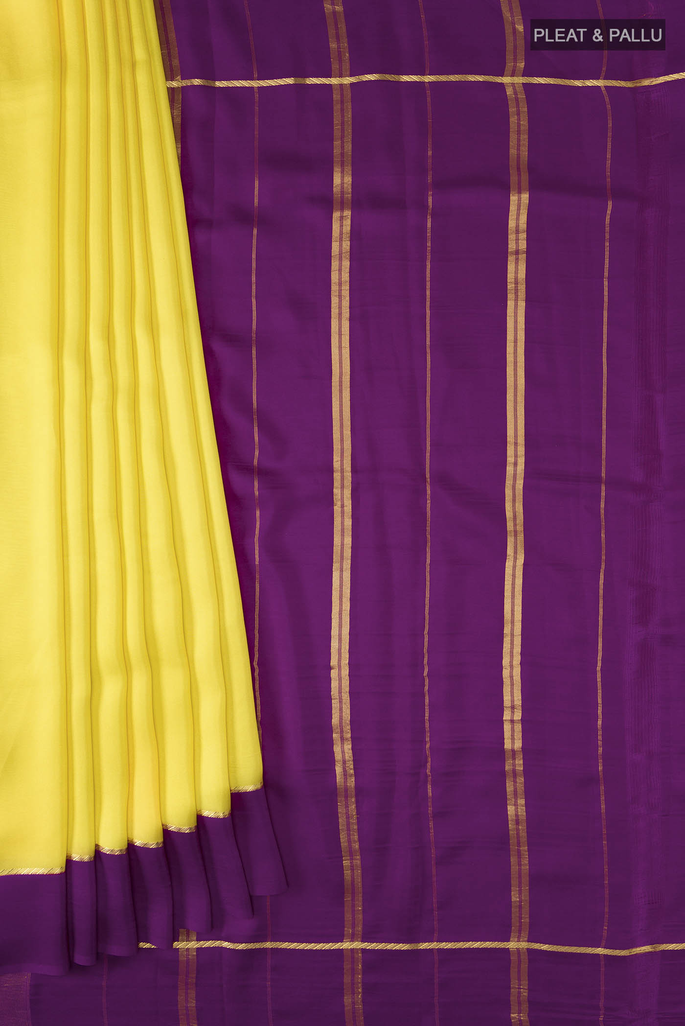 pleats pallu