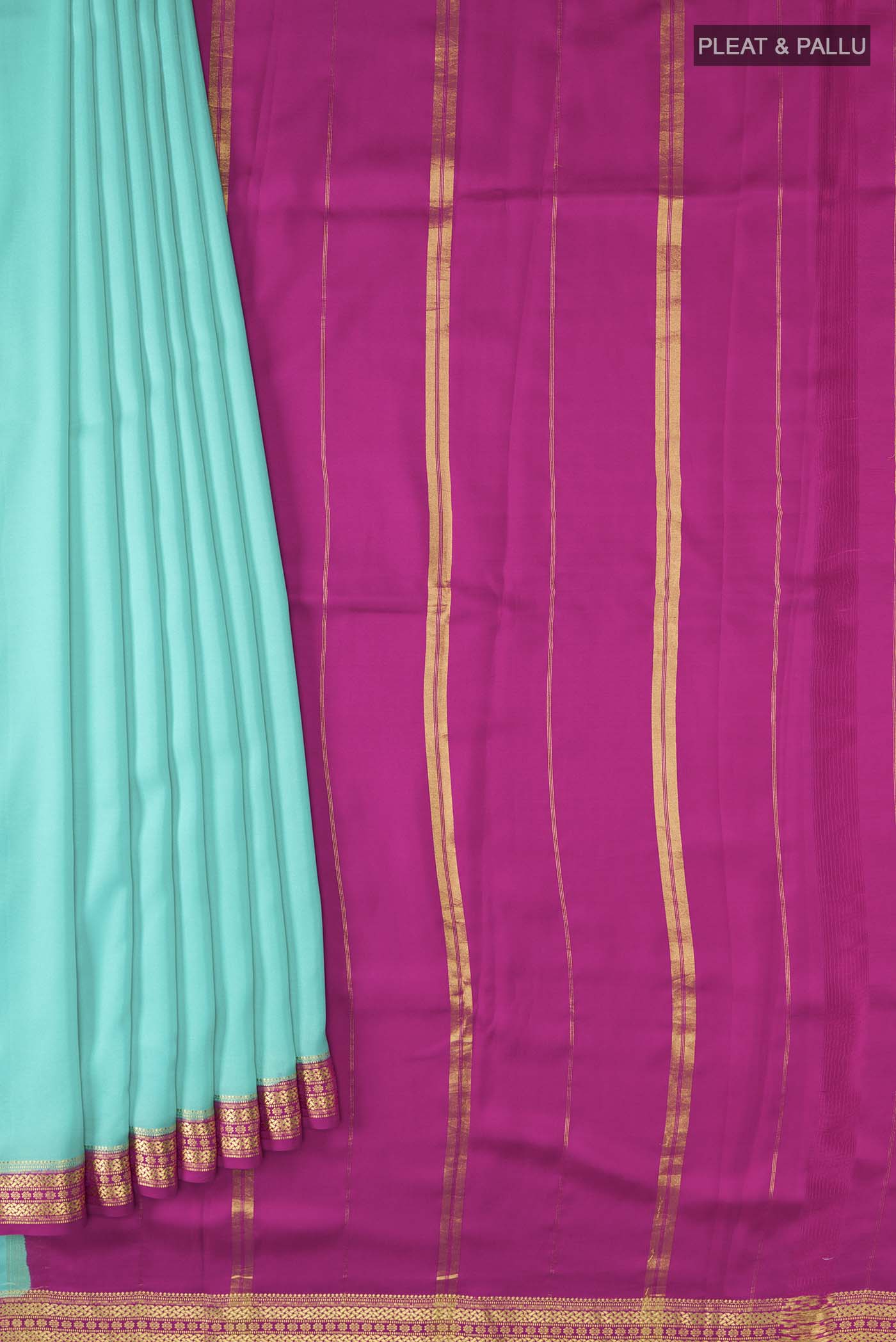 pleats pallu