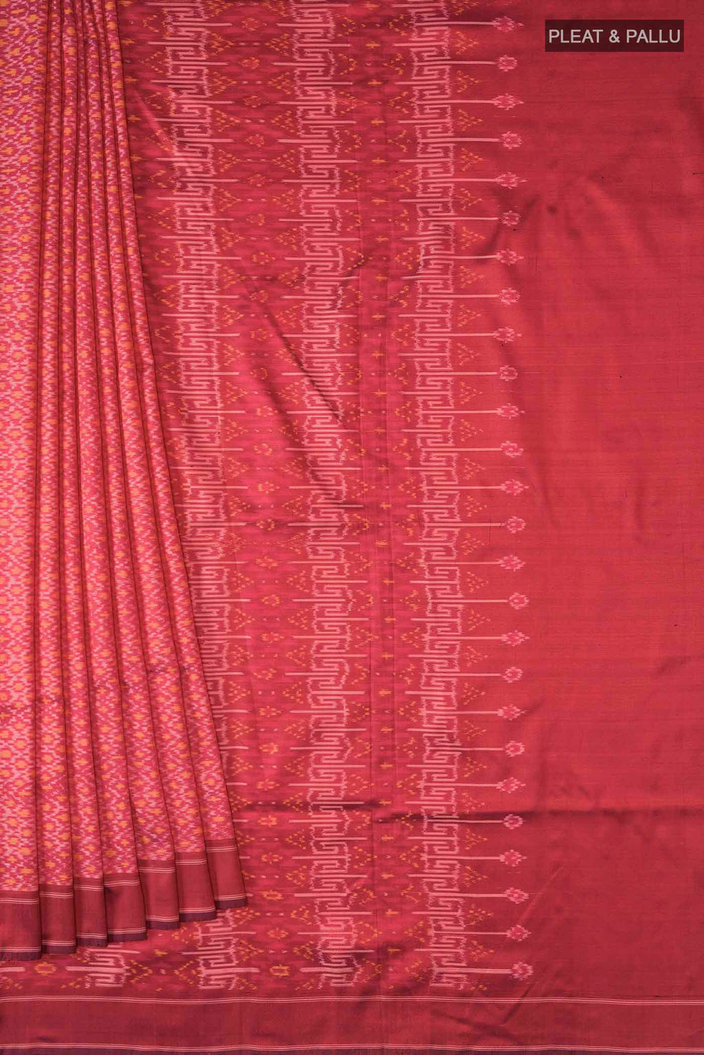 pleats pallu