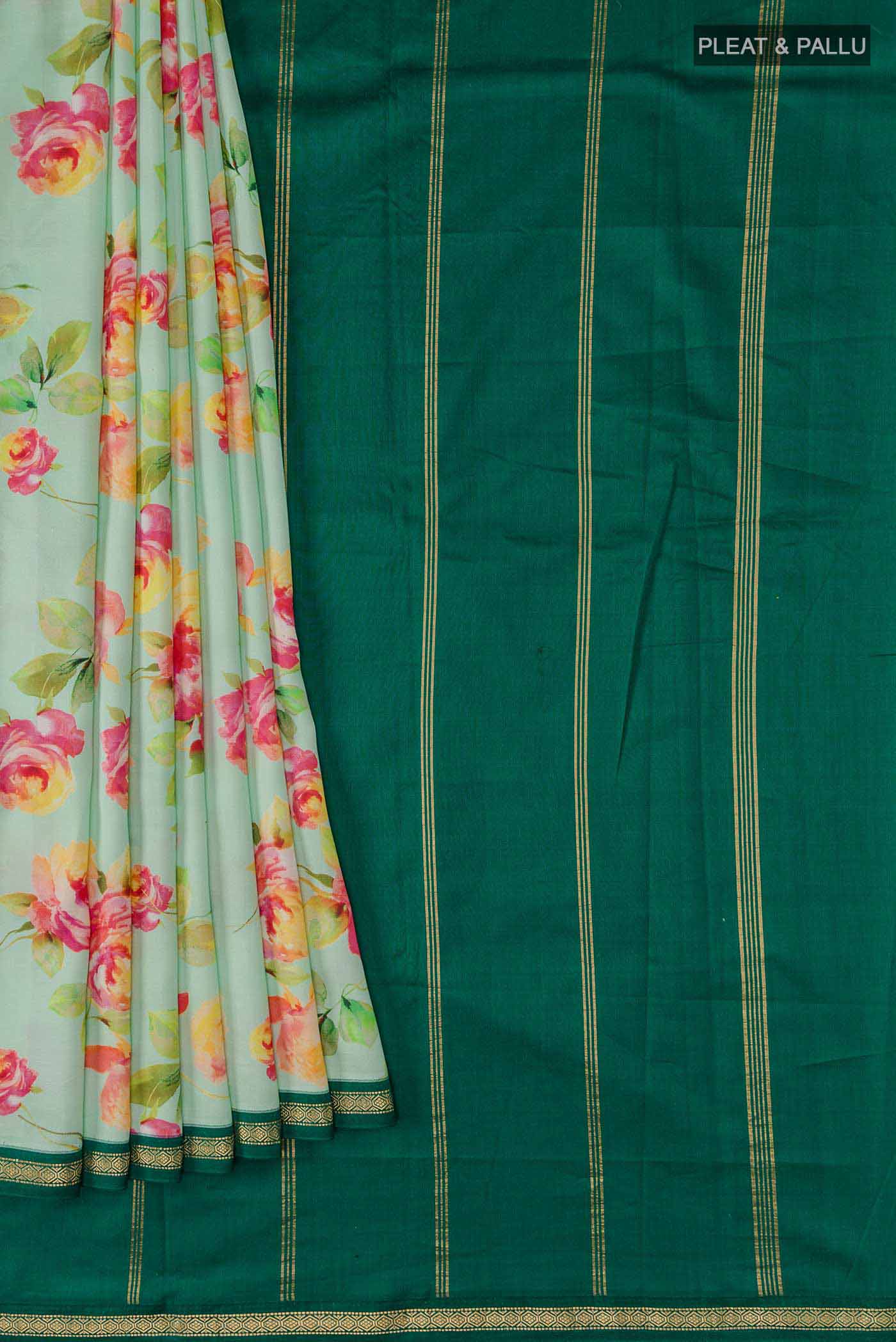 pleats pallu