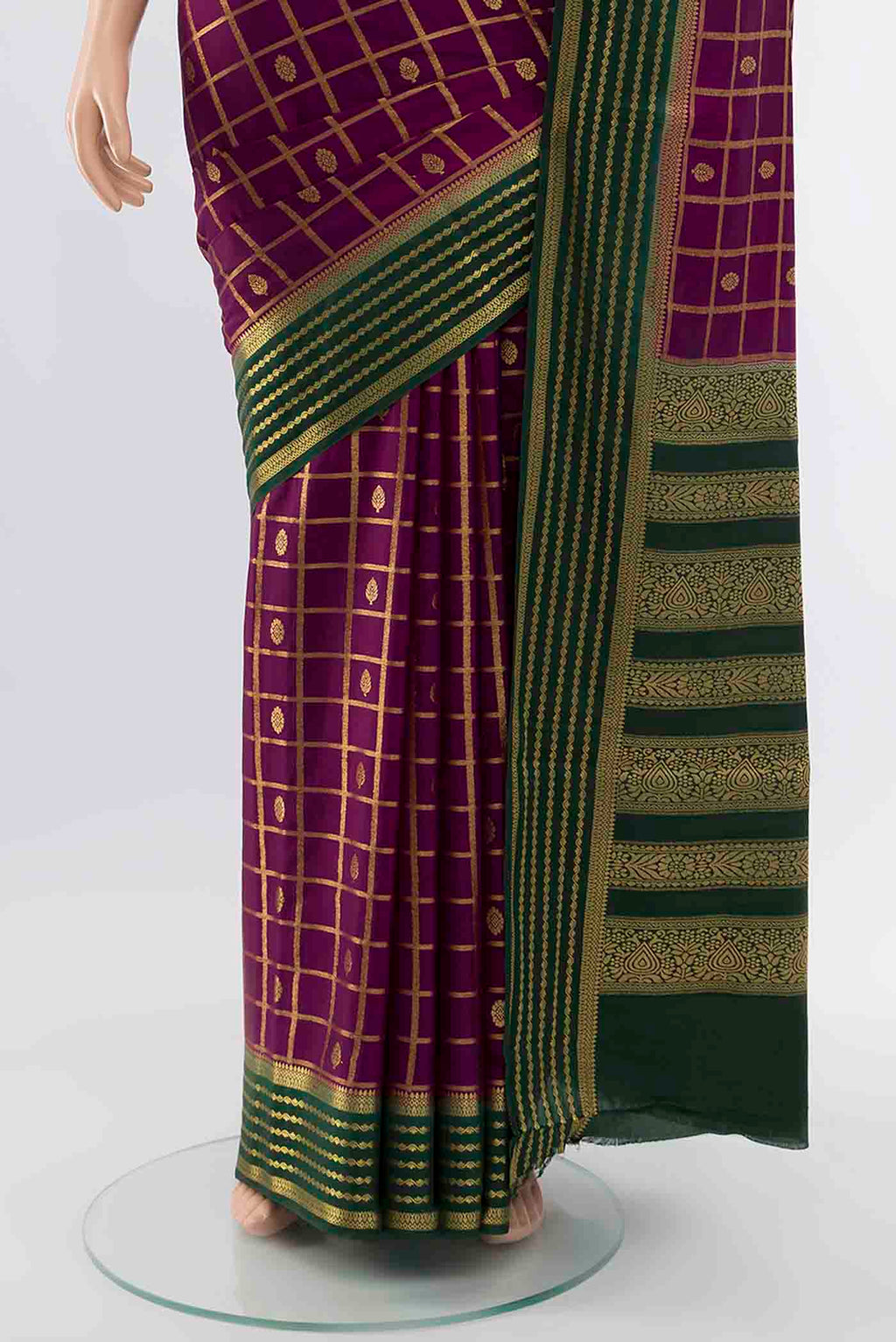 pleats pallu