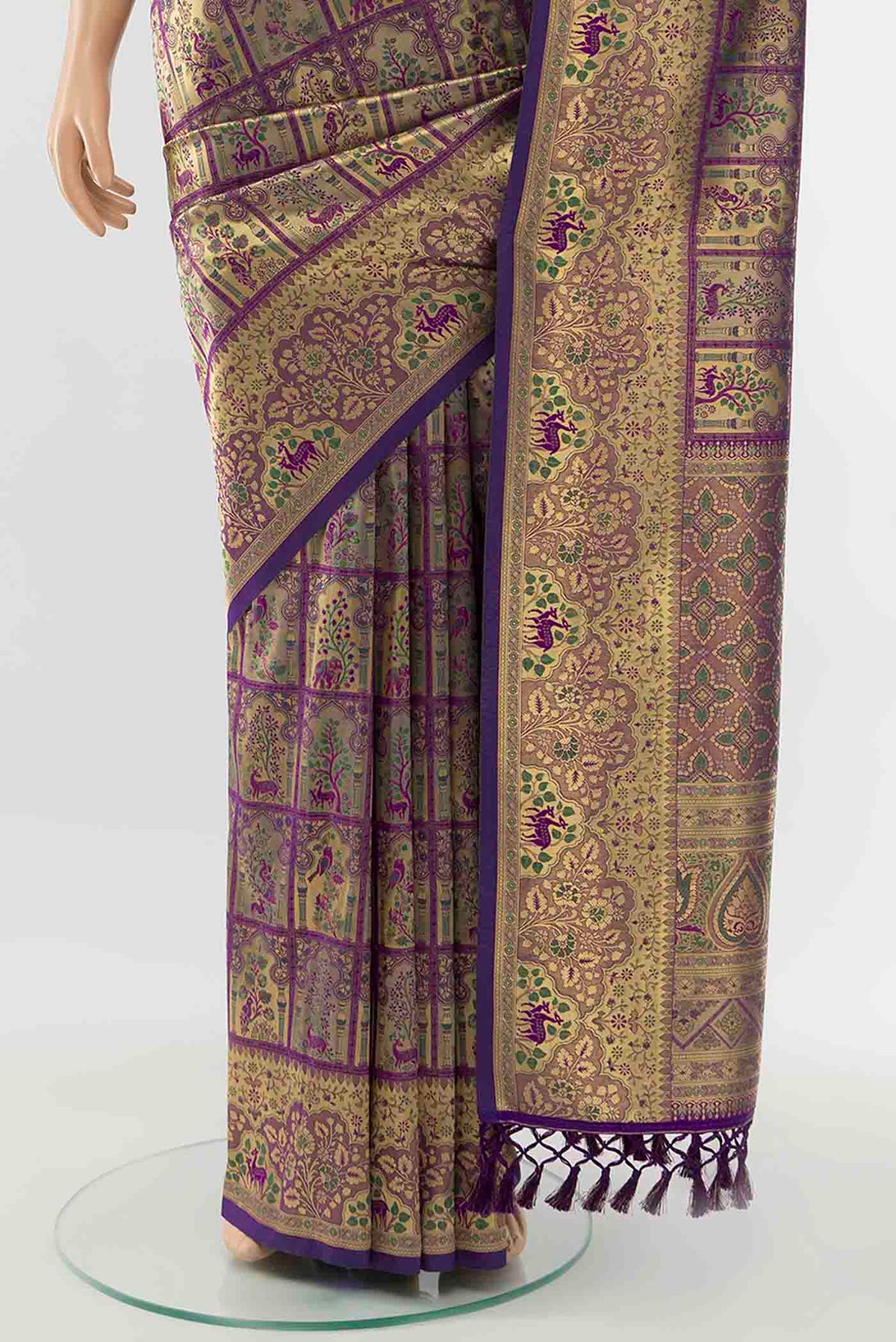 pleats pallu