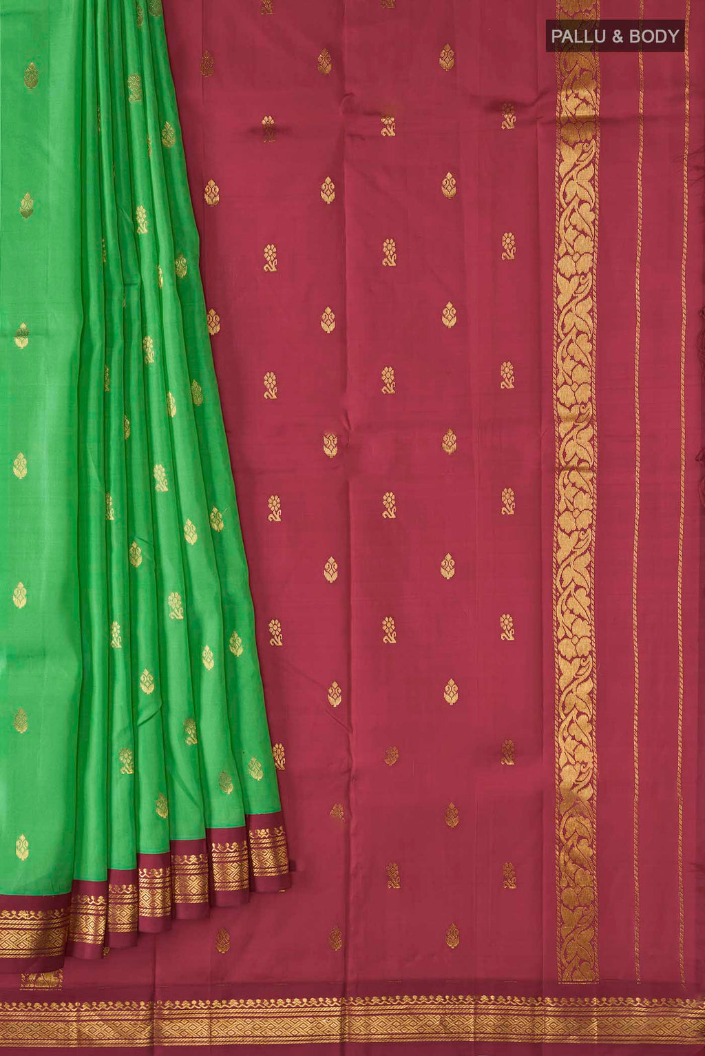 pleats pallu