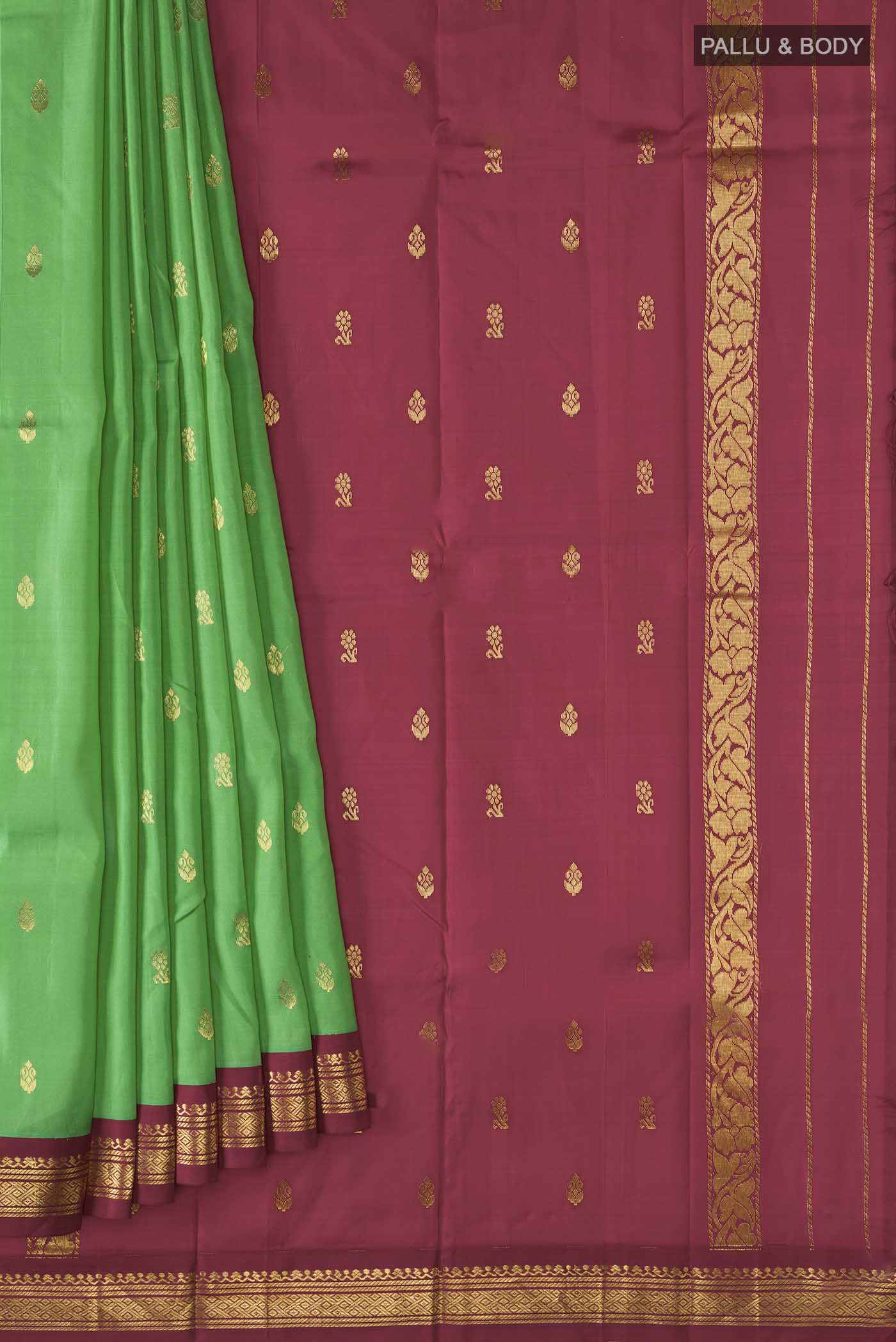 pleats pallu