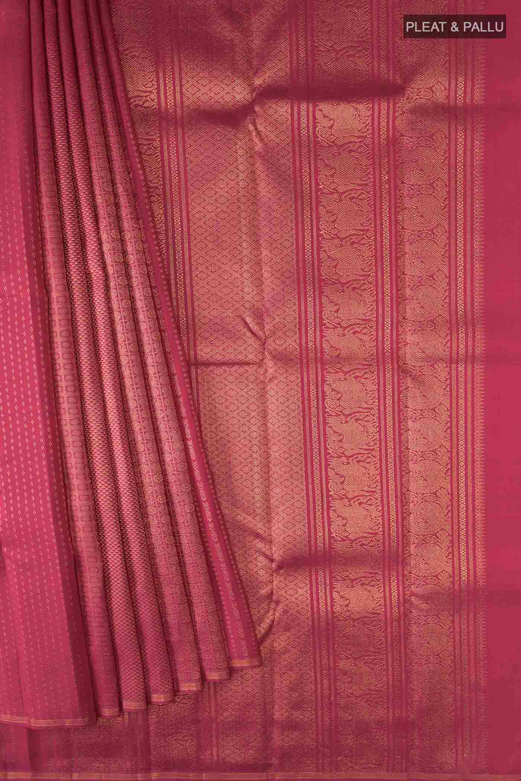pleats pallu