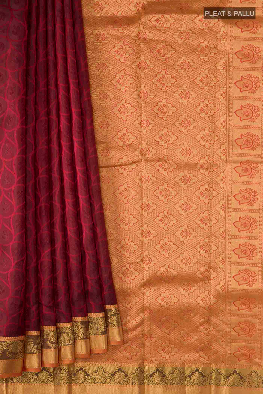 pleats pallu