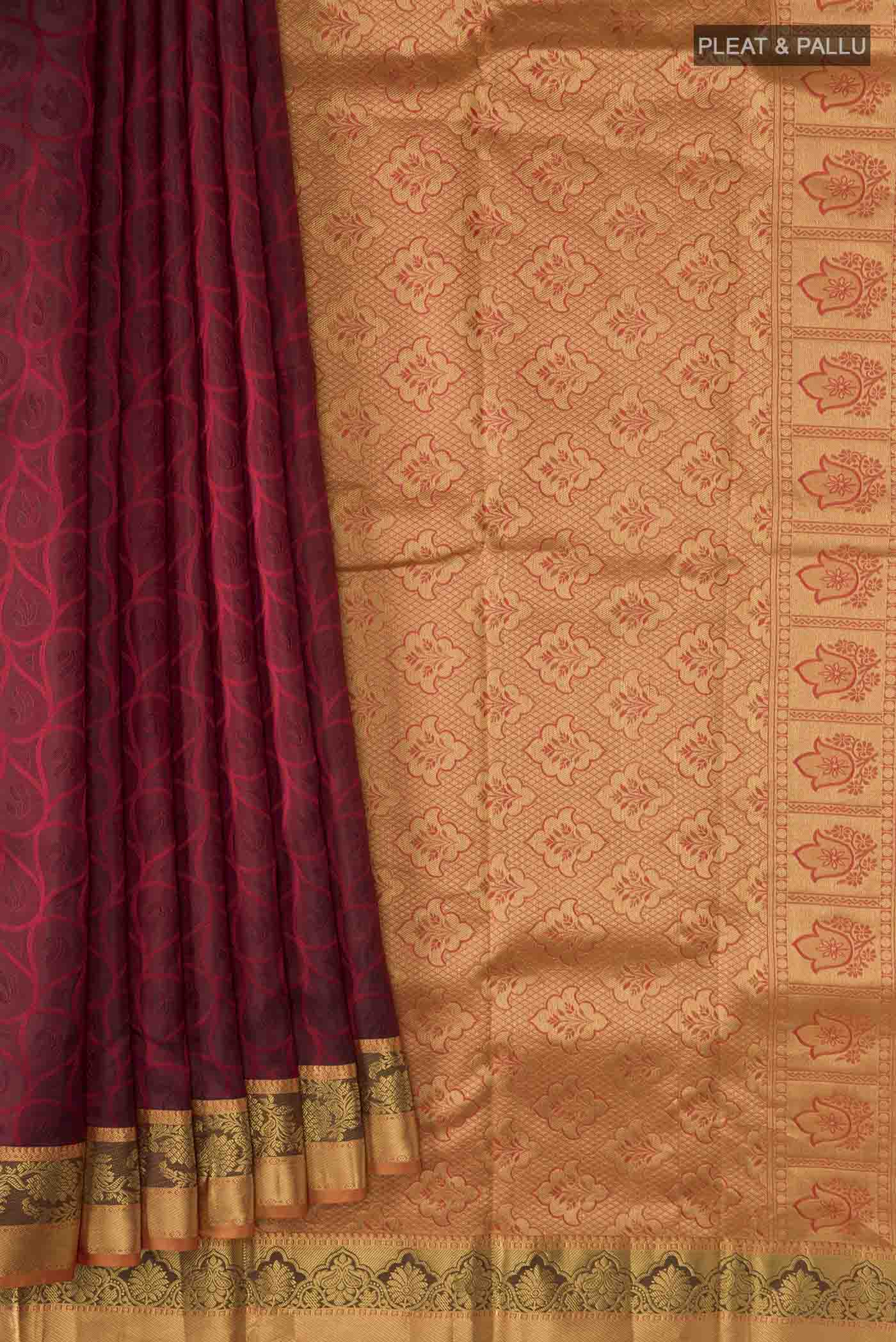 pleats pallu