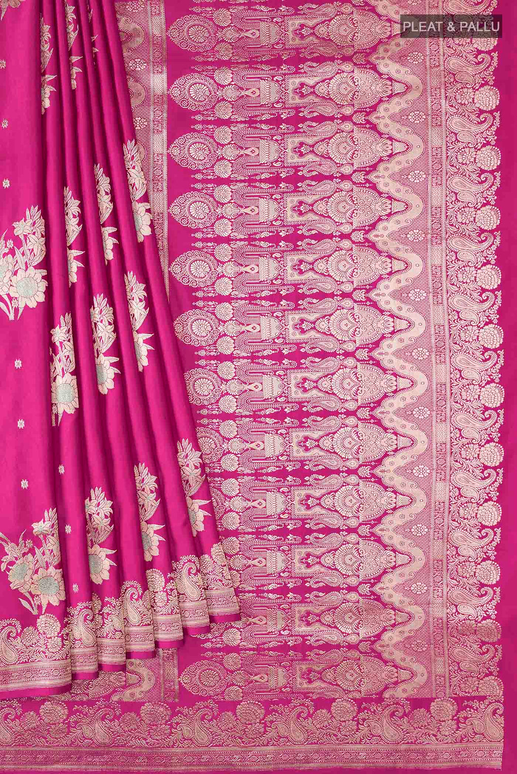 pleats pallu