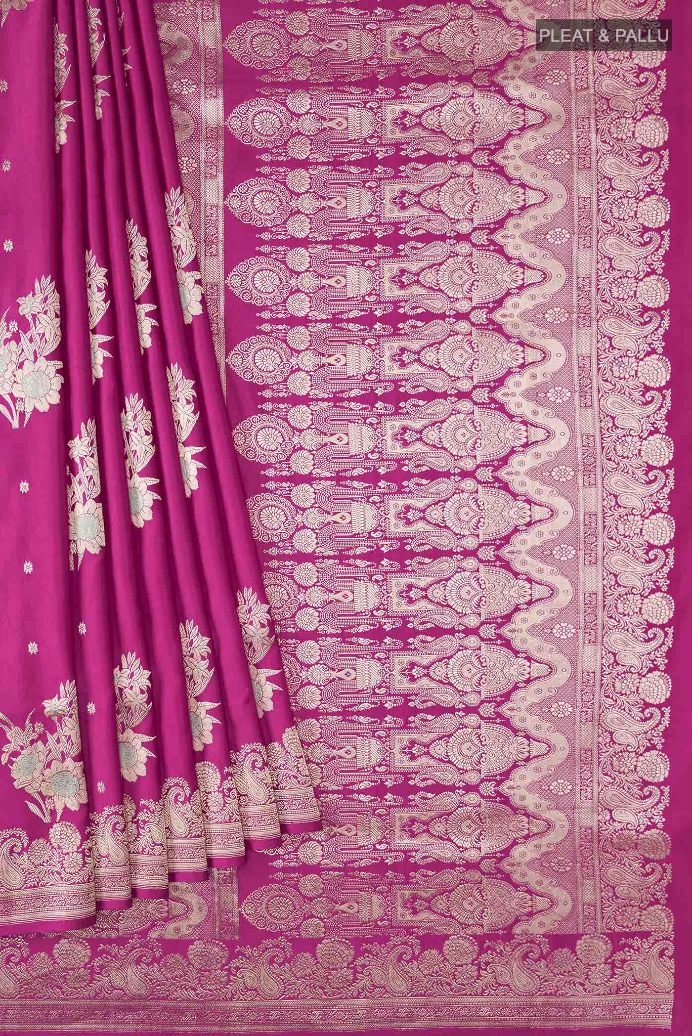 pleats pallu