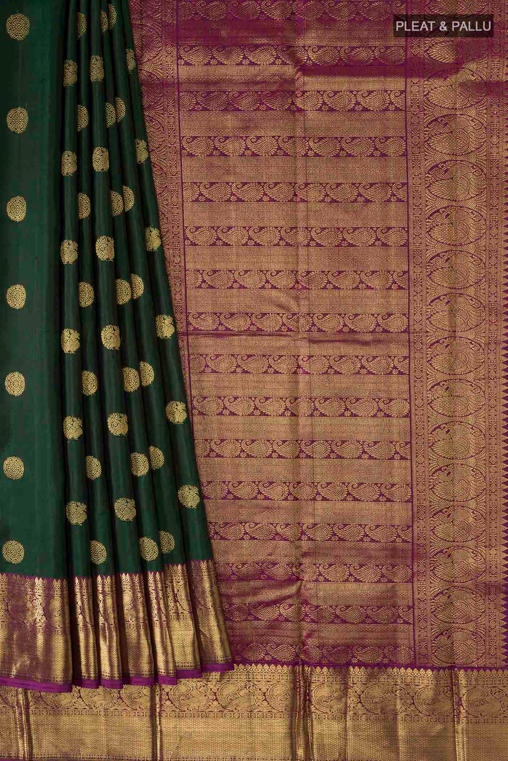 pleats pallu