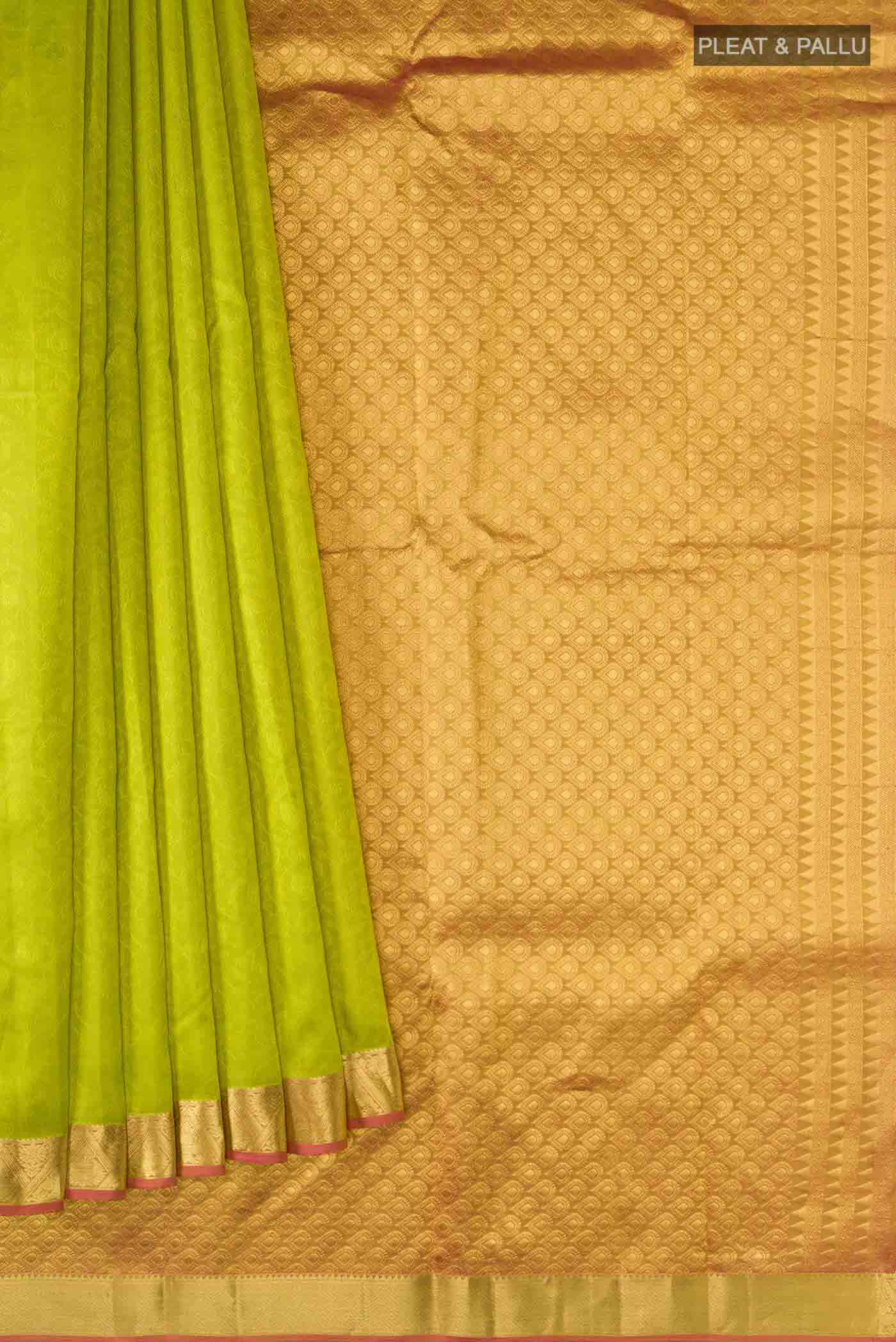 pleats pallu