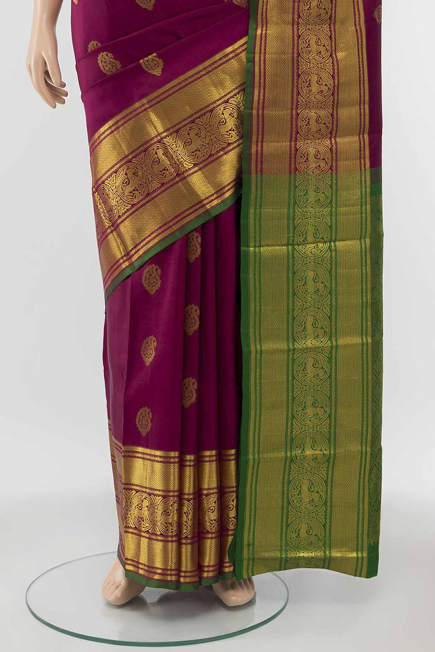 pleats pallu