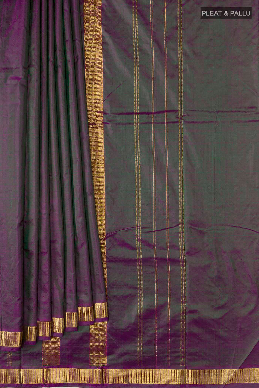 pleats pallu