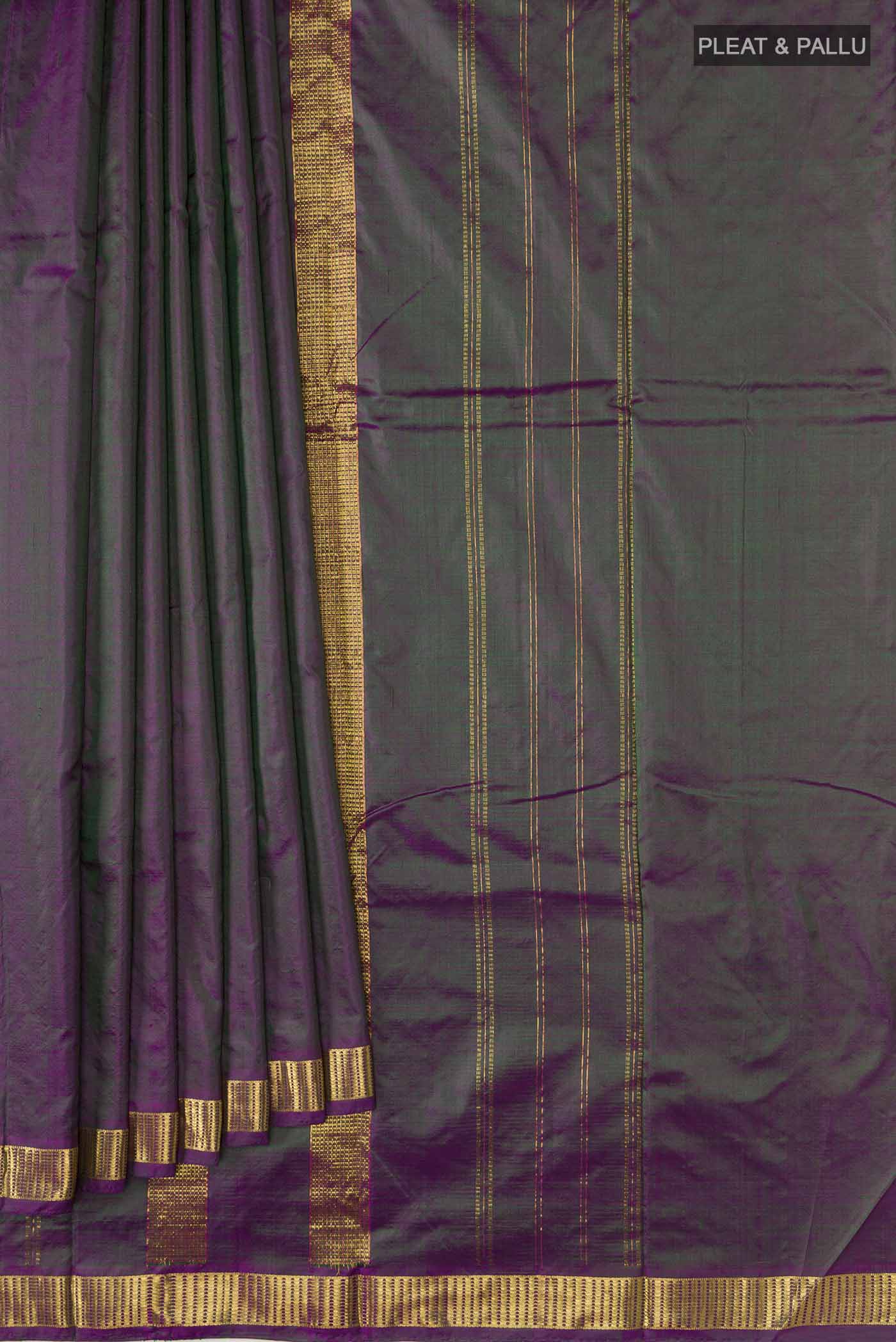 pleats pallu