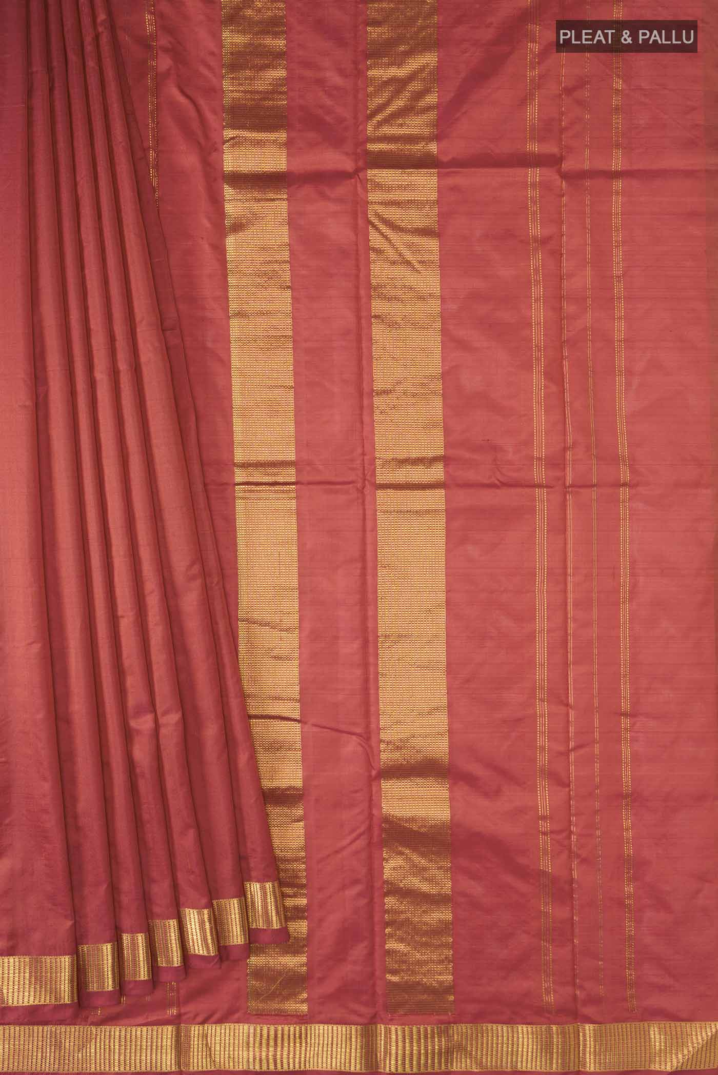pleats pallu