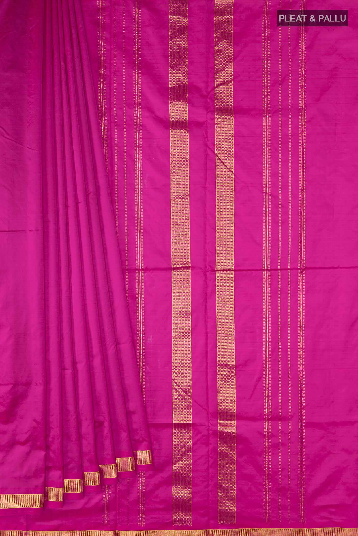 pleats pallu